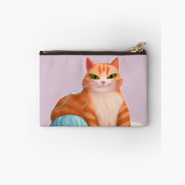 Item preview, Funny And Cute Cat With A Ball Of Wool designed and sold by Color-Me-Blue.