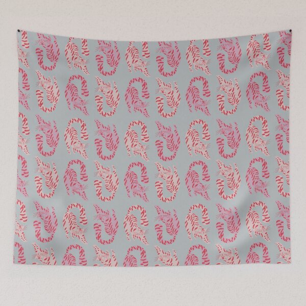 Item preview, Cute Jungle Tigers Pattern In Muted Colors Muted Teal designed and sold by scorpiolane.