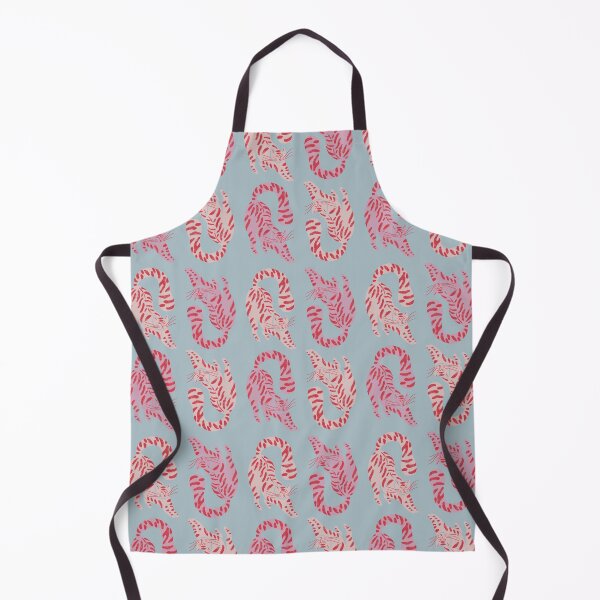 Item preview, Cute Jungle Tigers Pattern In Muted Colors Sky Blue designed and sold by scorpiolane.