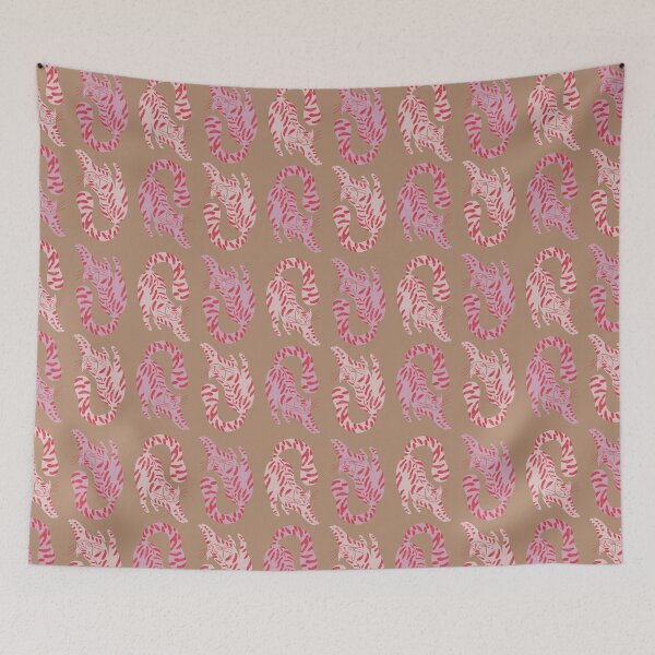 Item preview, Cute Jungle Tigers Pattern In Muted Colors Brown designed and sold by scorpiolane.