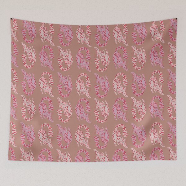 Item preview, Cute Jungle Tigers Pattern In Muted Colors Cantaloupe designed and sold by scorpiolane.
