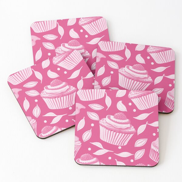 Item preview, Cute Pink Cupcake Pattern designed and sold by Woodchucky.