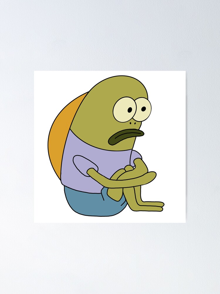 sad spongebob fish | Greeting Card