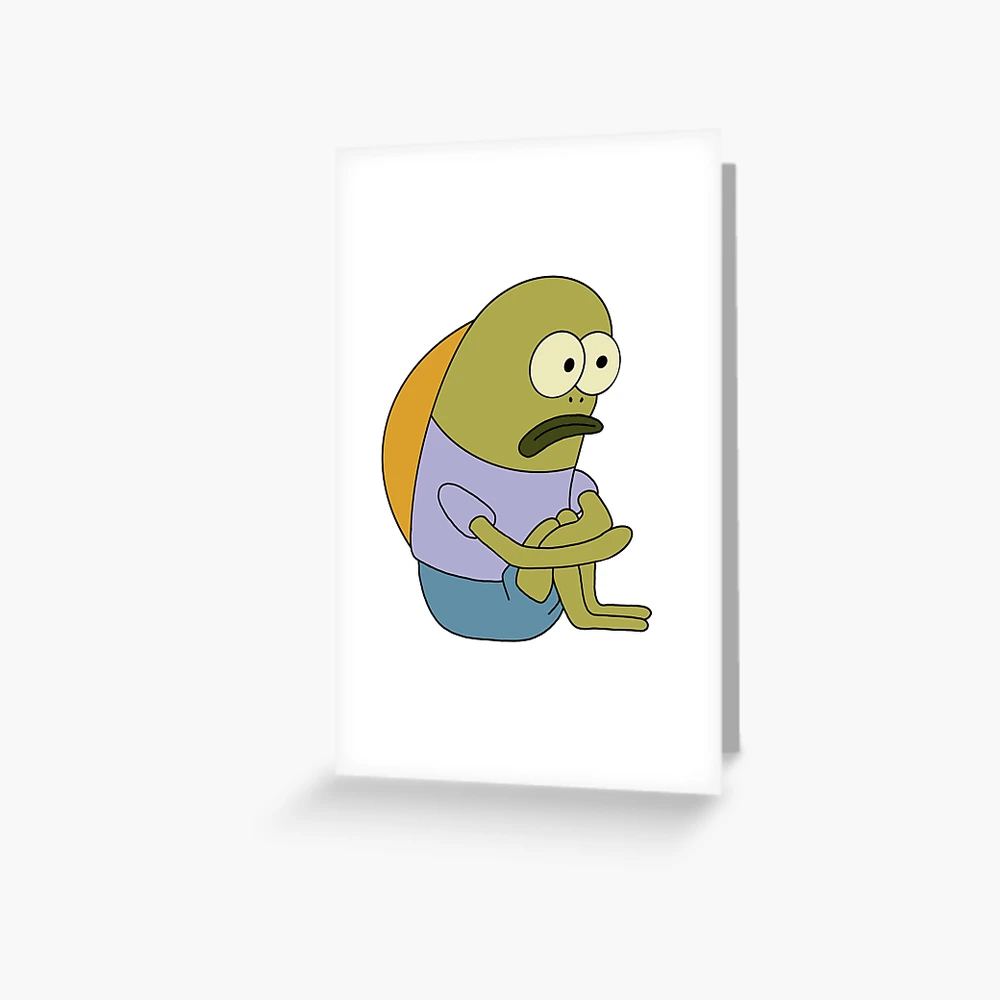 Sad spongebob and patrick | Greeting Card