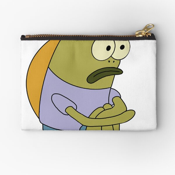 Sad Spongebob Accessories Zip Pouch
