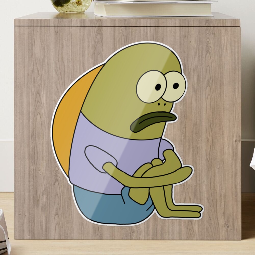 sad spongebob fish Art Print for Sale by Drayziken