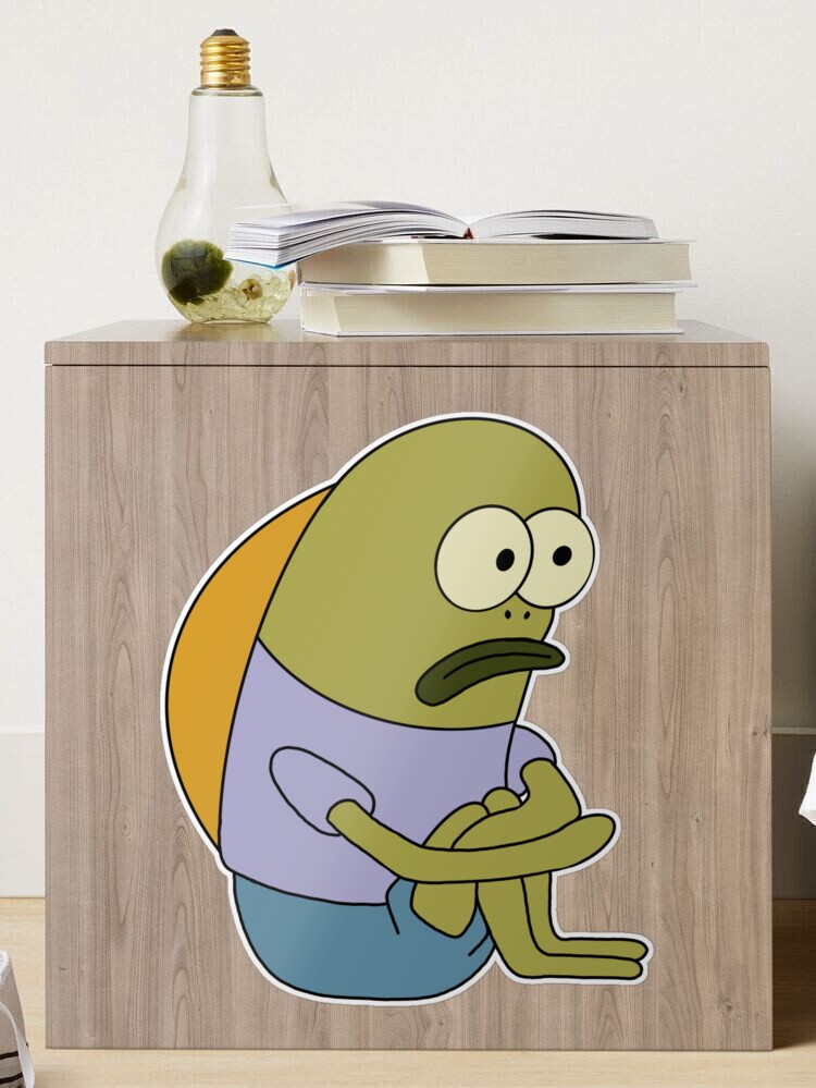 sad spongebob fish Art Print for Sale by Drayziken