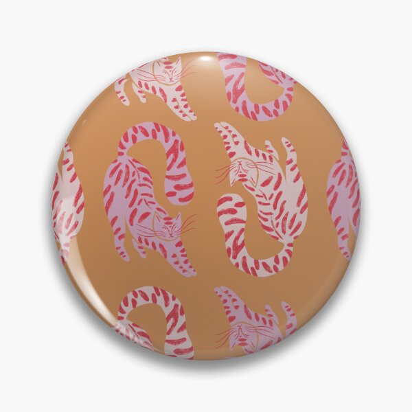 Item preview, Cute Jungle Tigers Pattern In Muted Colors Orange designed and sold by scorpiolane.
