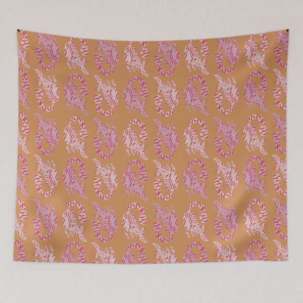 Item preview, Cute Jungle Tigers Pattern In Muted Colors Orange designed and sold by scorpiolane.