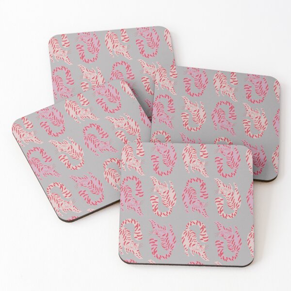 Item preview, Cute Jungle Tigers Pattern In Muted Colors Gray Taupe designed and sold by scorpiolane.