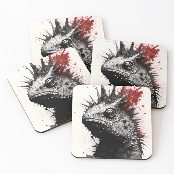 Item preview, Ink Painting of Horned Lizard  designed and sold by TortillaChief.