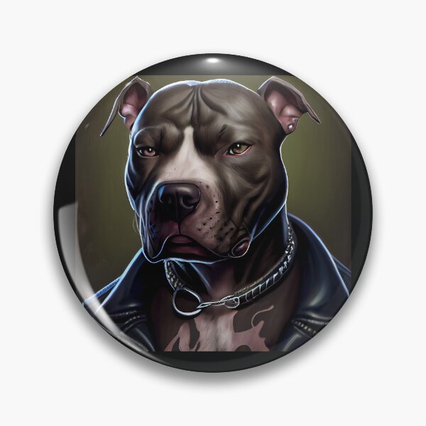 Item preview, Pitbull biker designed and sold by Quiki.