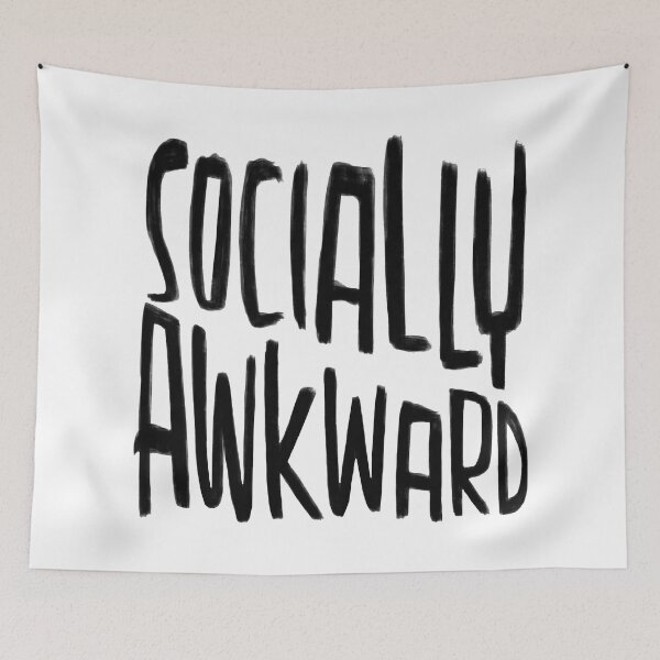 Item preview, Socially Awkward designed and sold by badlydrawnbabe.