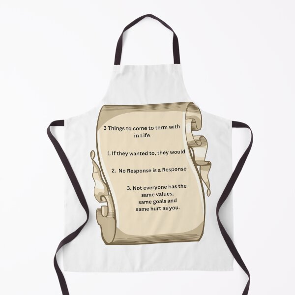 Item preview, 3 Things to come to term with in life designed and sold by JJs-Tees.
