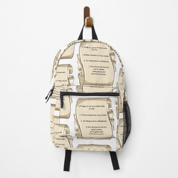 Item preview, 3 Things to come to term with in life designed and sold by JJs-Tees.