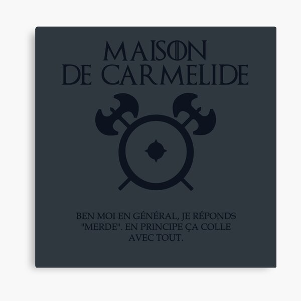 Maison de Carmélide - Kaamelott Impression sur toile