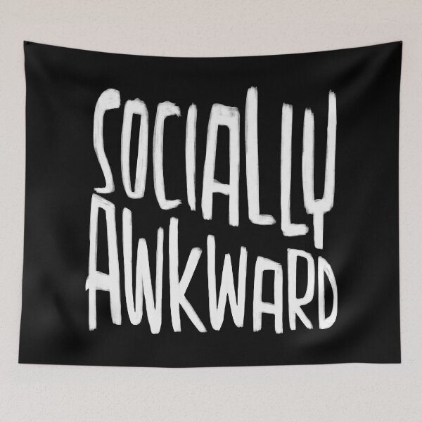 Item preview, Introvert Life, Socially Awkward designed and sold by badlydrawnbabe.