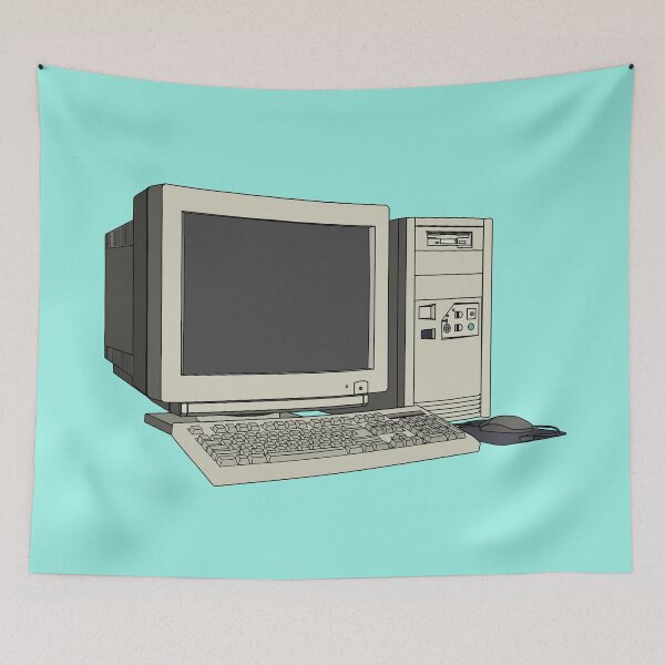 Item preview, Computer cartoon illustration designed and sold by Misscartoon.