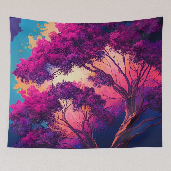 Item preview, A Pink Tree From Alternate World designed and sold by Davit Khomasuridze.