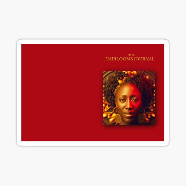 Hairlooms Book Series Journal (Red) Sticker