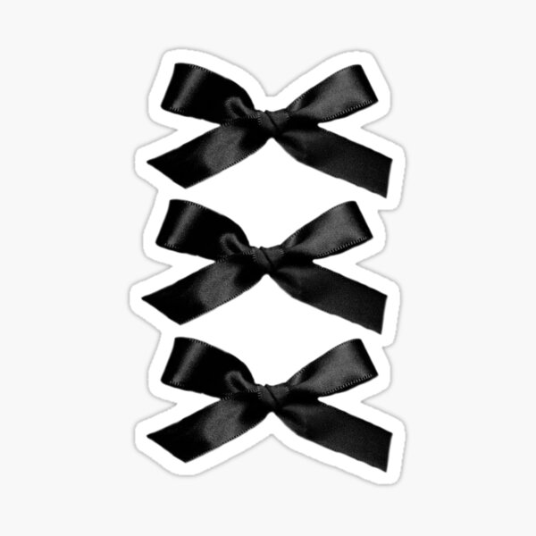 Coquette balletcore ribbon bow  Sticker for Sale by Pixiedrop