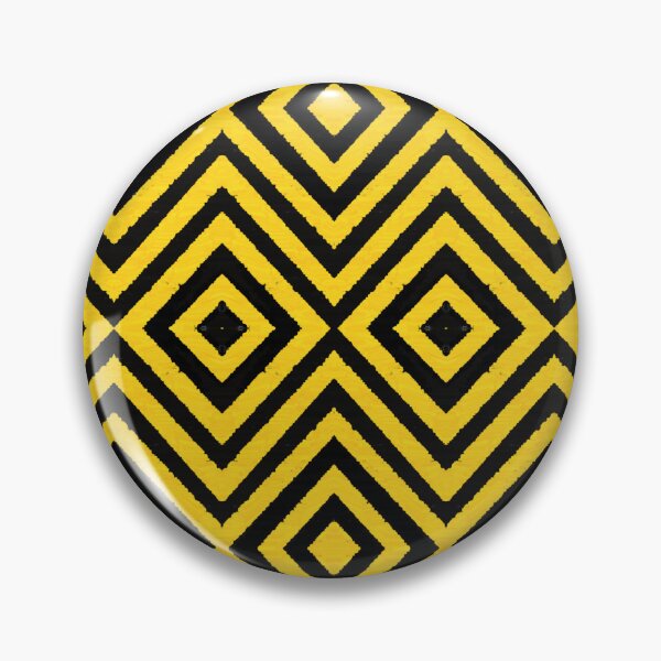 Item preview, HIGHLY Visible Yellow and Black Line Kaleidoscope pattern (Seamless) 2 designed and sold by Swabcraft.