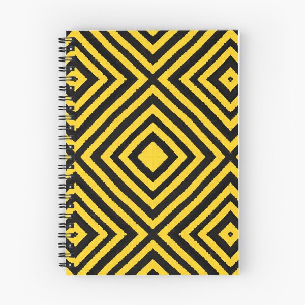Item preview, HIGHLY Visible Yellow and Black Line Kaleidoscope pattern (Seamless) 4 designed and sold by Swabcraft.