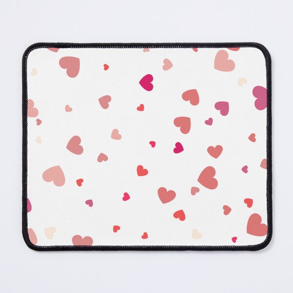 Item preview, Pink & Red Heart Confetti - White Background  designed and sold by ROCSHome.