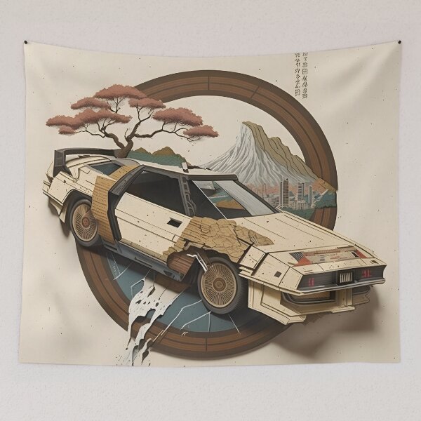 Item preview, A Timeless Journey: The DeLorean Reimagined  designed and sold by Digital-Dreamer.