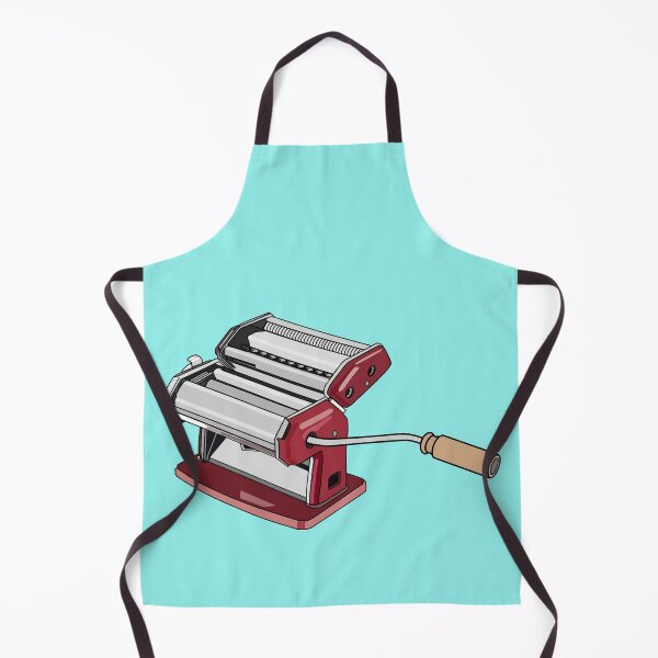 Item preview, Pasta maker cartoon illustration designed and sold by Misscartoon.