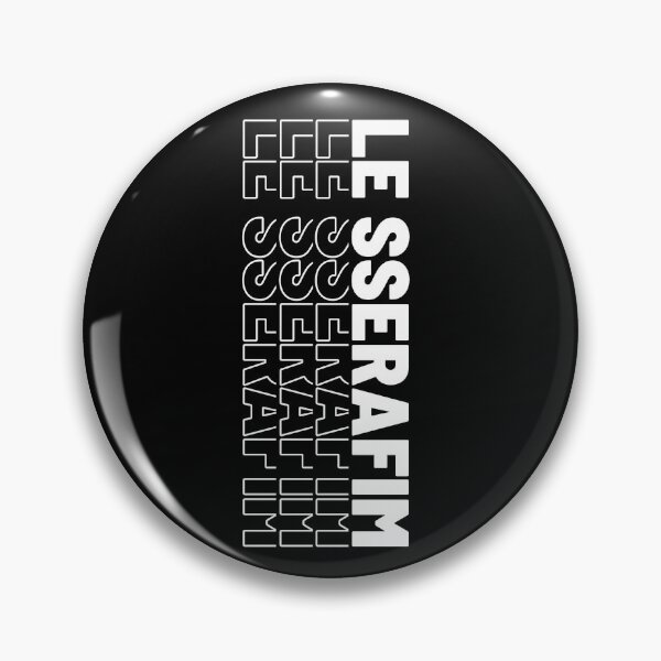 Item preview, LE SSERAFIM Typography  designed and sold by AliffStudio.
