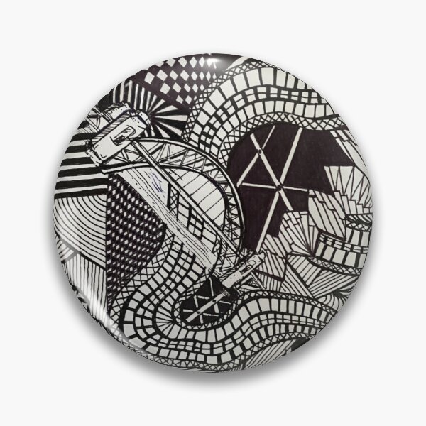 Item preview, Hand inked intricate etchings  designed and sold by BuyBuyBirdie.