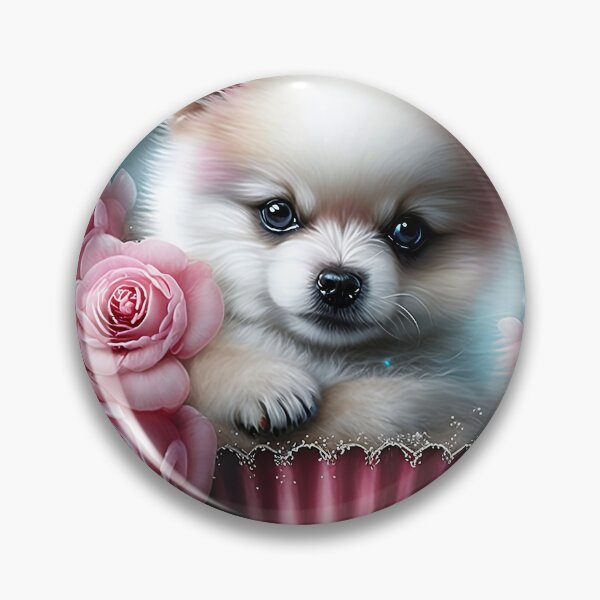 Item preview, Pomsky Rose Art designed and sold by Nocturne  Paws.
