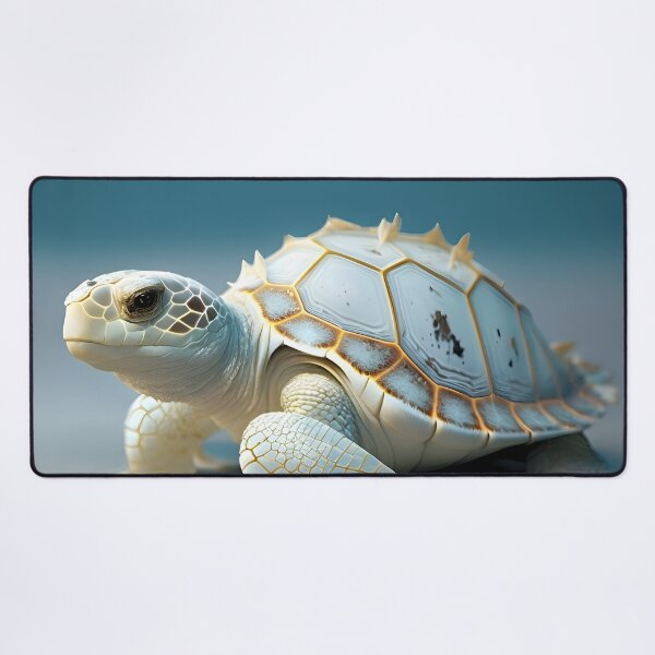 Item preview, A Radiance of White and Gold: A Majestic Sea Turtle designed and sold by Digital-Dreamer.