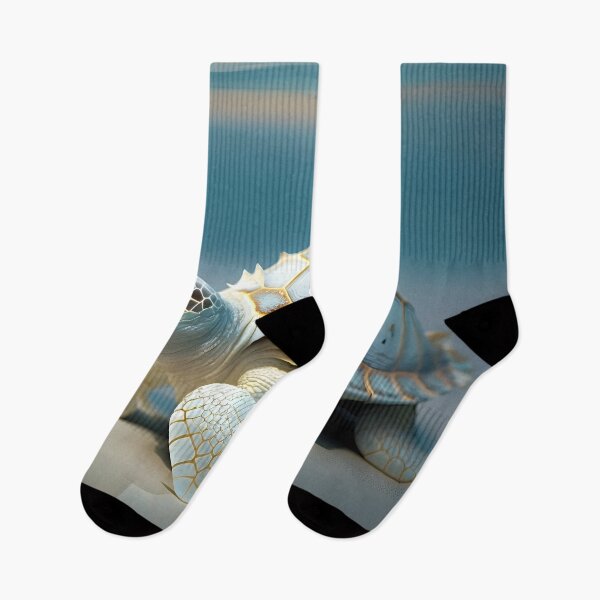 Item preview, A Radiance of White and Gold: A Majestic Sea Turtle designed and sold by Digital-Dreamer.