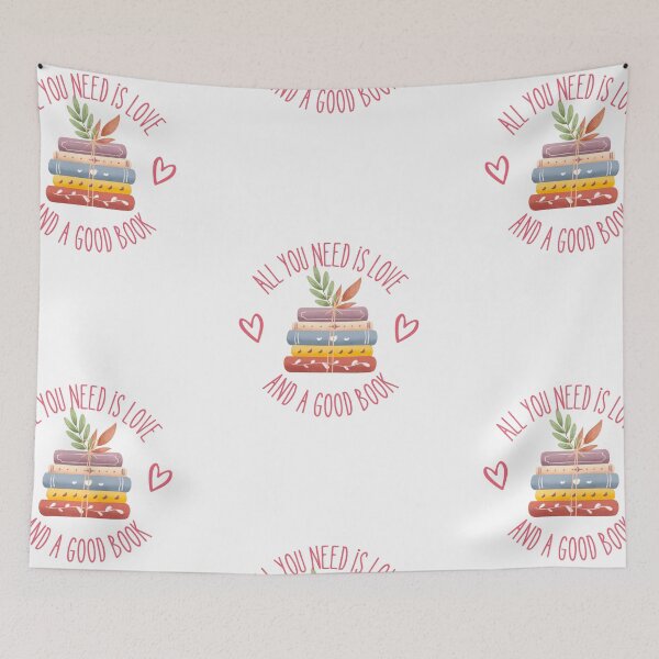 Item preview, Todo lo que necesitas es amor y un buen libro. designed and sold by River Graphic Design.