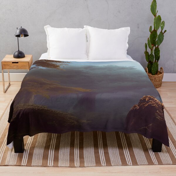 Item preview, Lightning Strike Night Dark Sky with Rocks on a Lake designed and sold by deniselynnimage.