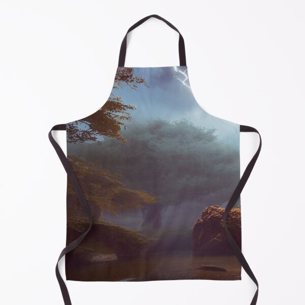 Item preview, Lightning Strike Night Dark Sky with Rocks on a Lake  designed and sold by deniselynnimage.