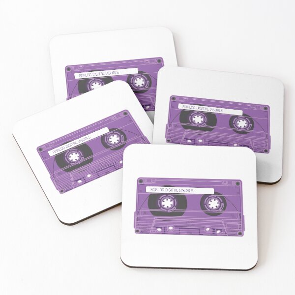 Item preview, Cassette Tape Graphic (Royal Purple Colorway) Analog / Music designed and sold by analogdigitalvz.