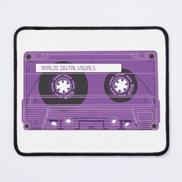 Item preview, Cassette Tape Graphic (Royal Purple Colorway) Analog / Music designed and sold by analogdigitalvz.