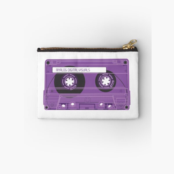 Artikelvorschau, Kassettenband-Grafik (Farbgebung Royal Purple) Analog / Musik entworfen und verkauft von analogdigitalvz.