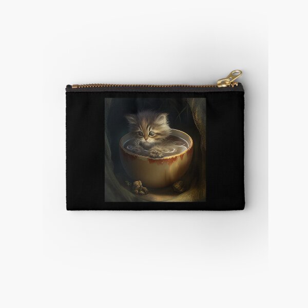 Item preview, Kitten in a teacup 02 Fantasy art  designed and sold by chuamishael.