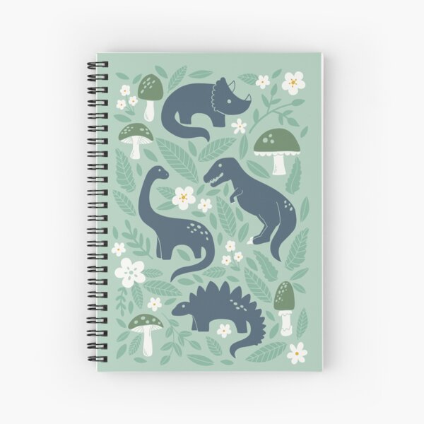 Item preview, Dinosaures et Champignons - Menthe designed and sold by latheandquill.