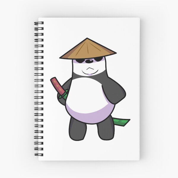 Item preview, Flat colored artwork - Panda Samurai designed and sold by llooddroos.