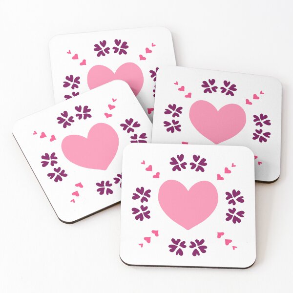 Item preview, Pink and purple hearts designed and sold by anaskwi.