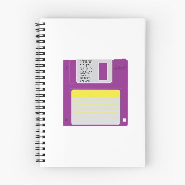Item preview, Floppy Disk Graphic Tee – Retro Tech Y2K Streetwear Vibes (Warm Purple Colorway) Analog/ Computer designed and sold by analogdigitalvz.