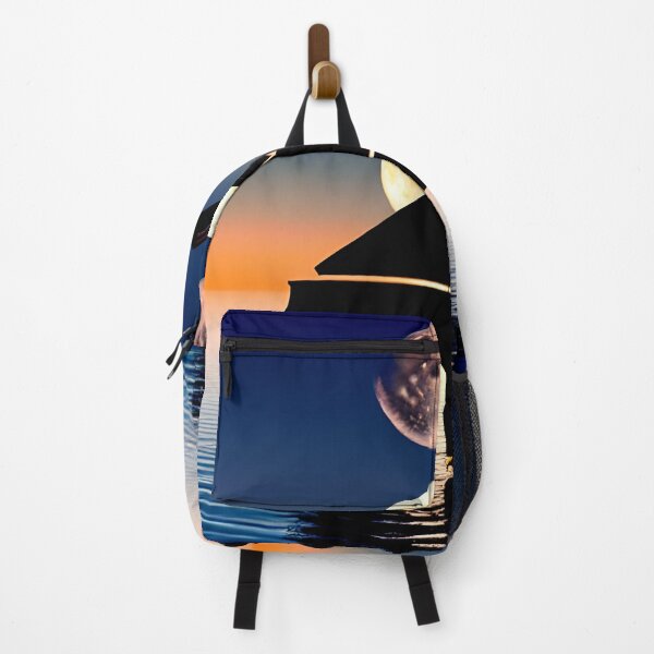 Item preview, A Piano Sitting On Water At Dusk With 2 Planets In The Background. designed and sold by MusicalArtisty.