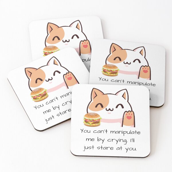 Item preview, You Can't Manipulate Me Meme Cat Design designed and sold by Deadlycloak.