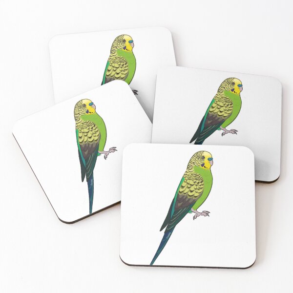 Item preview, Budgerigar - Wild / Green  designed and sold by figbirds.