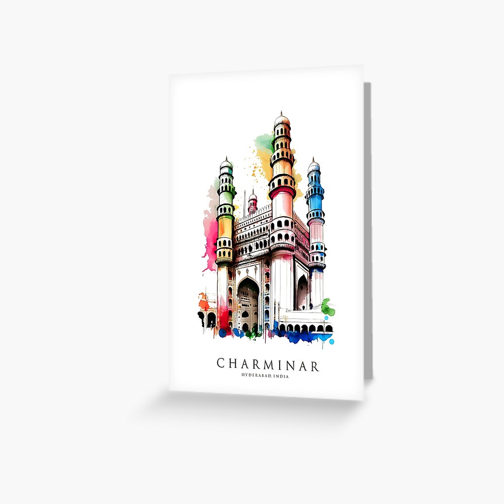 Charminar, Hyderabad | Cool artwork, Ink art, Hyderabad